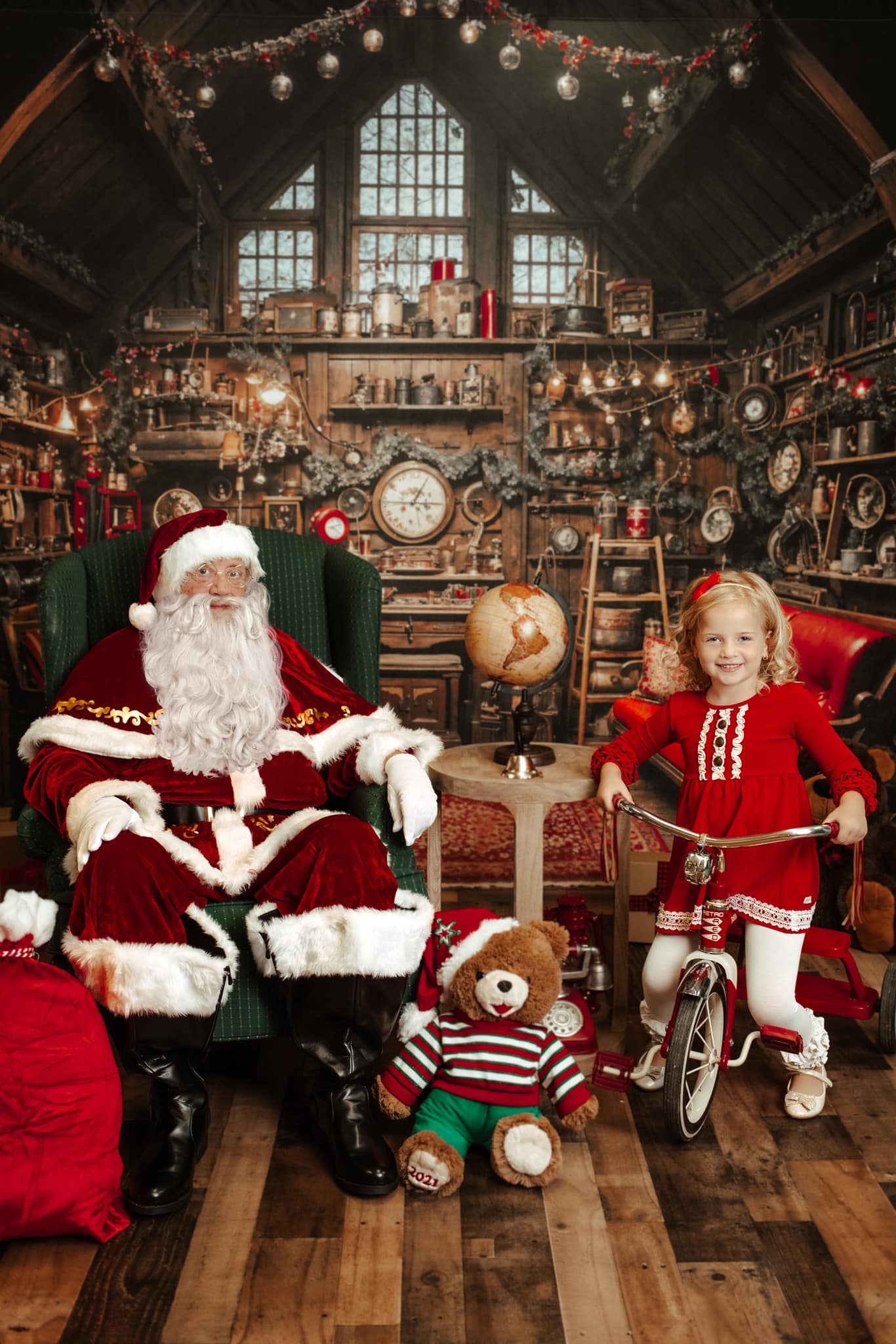 Kate Christmas Santa House Backdrop Designed by Emetselch -UK