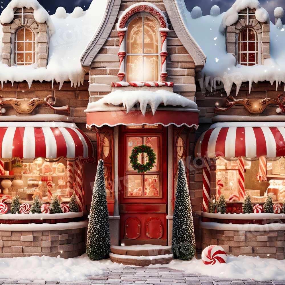 Kate Christmas Store Candy Backdrop Designed by Emetselch -UK