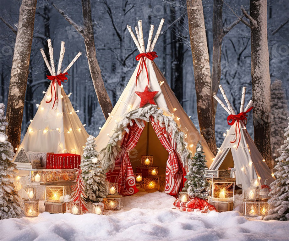 Kate Christmas Outdoor Tent Backdrop for Photography -UK