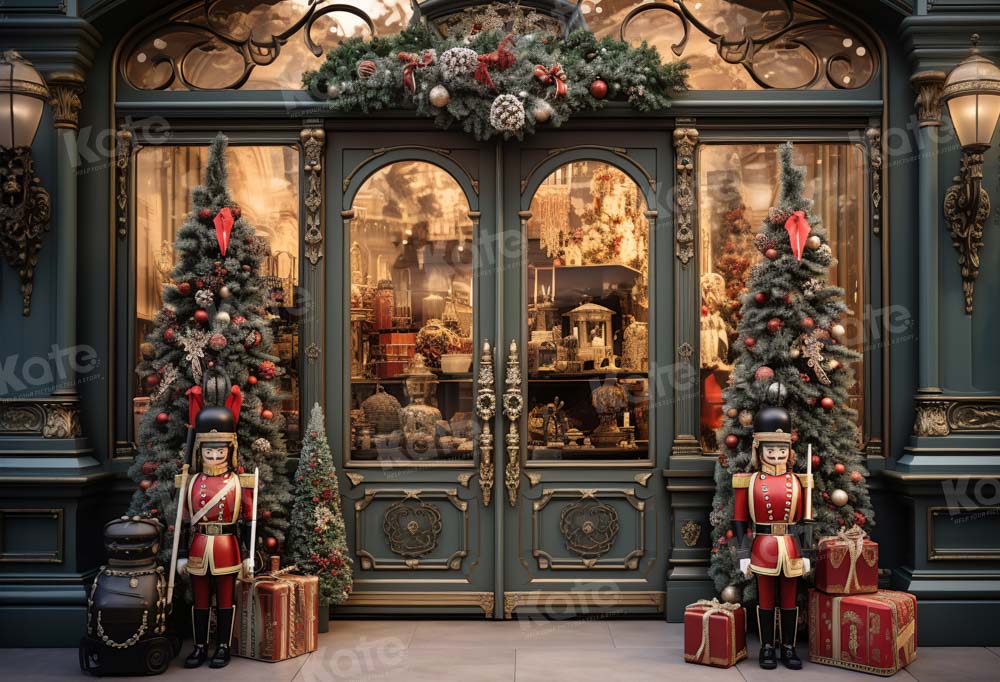 Kate Christmas Nutcracker Store Backdrop Designed by Emetselch -UK
