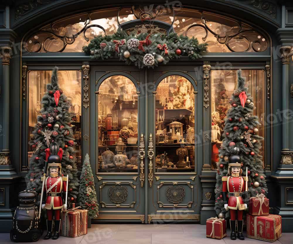 Kate Christmas Nutcracker Store Backdrop Designed by Emetselch -UK