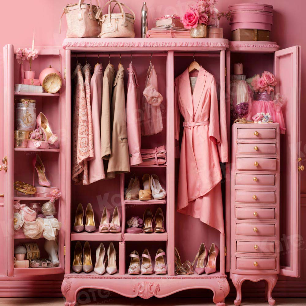 Kate Fantasy Doll Pink Closet Lady Backdrop Designed by Emetselch -UK