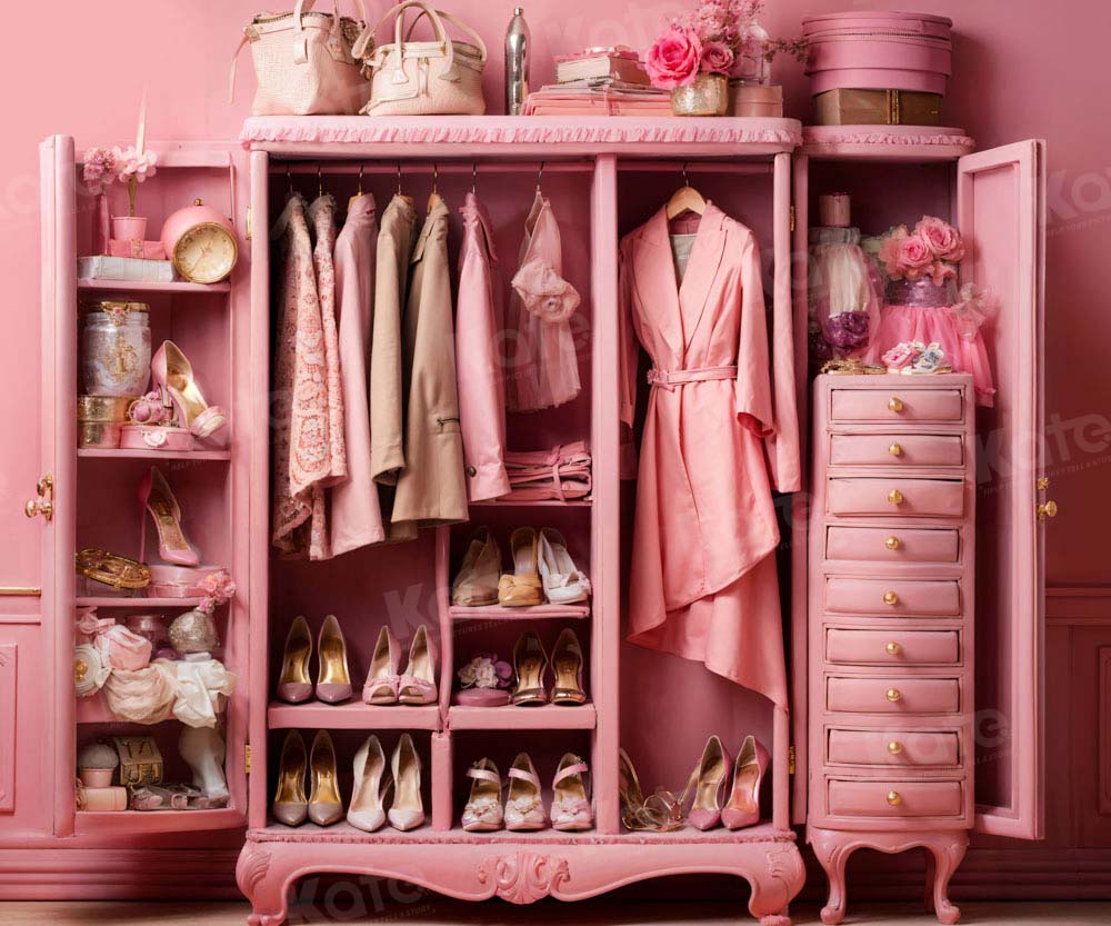 Kate Fantasy Doll Pink Closet Lady Backdrop Designed by Emetselch -UK