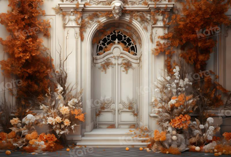 Kate Autumn White Door Backdrop for Photography -UK