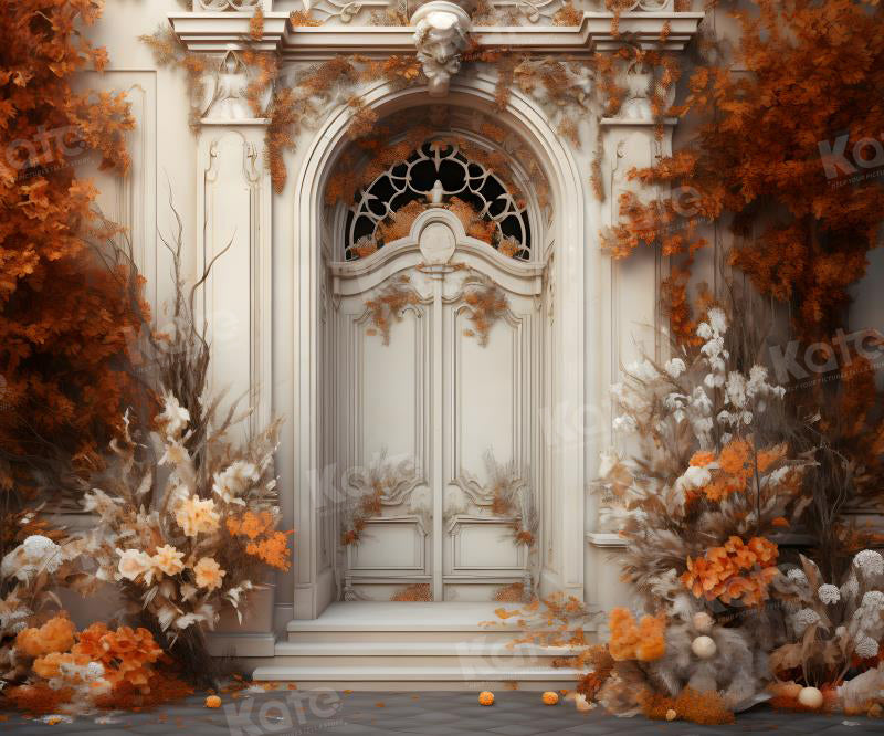 Kate Autumn White Door Backdrop for Photography -UK