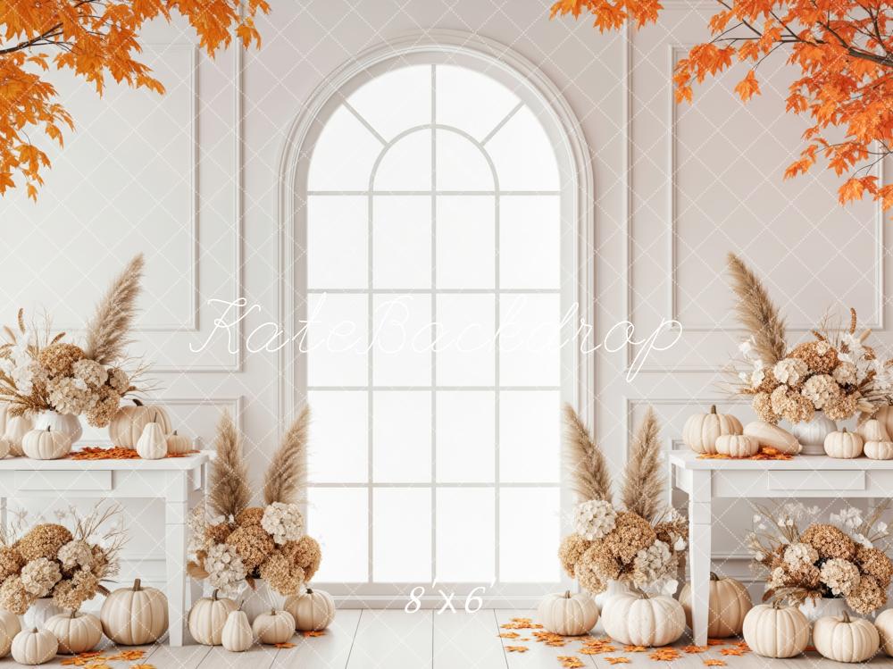 Kate Autumn White Window Backdrop Designed by Patty Robert -UK
