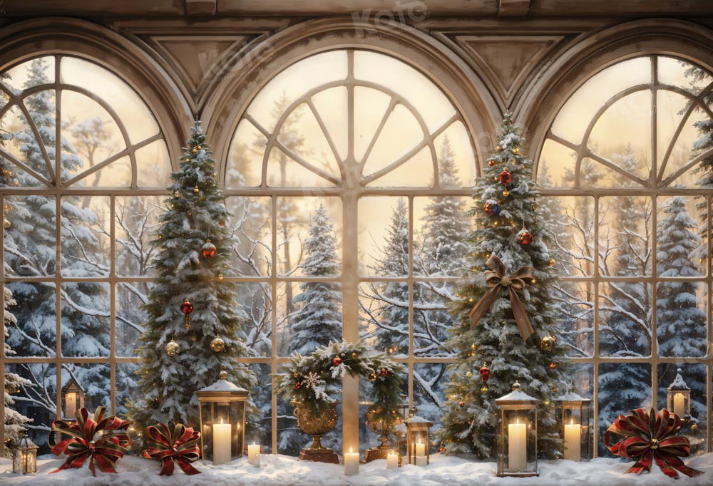 Kate Winter Christmas Window Backdrop Designed by Chain Photography -UK