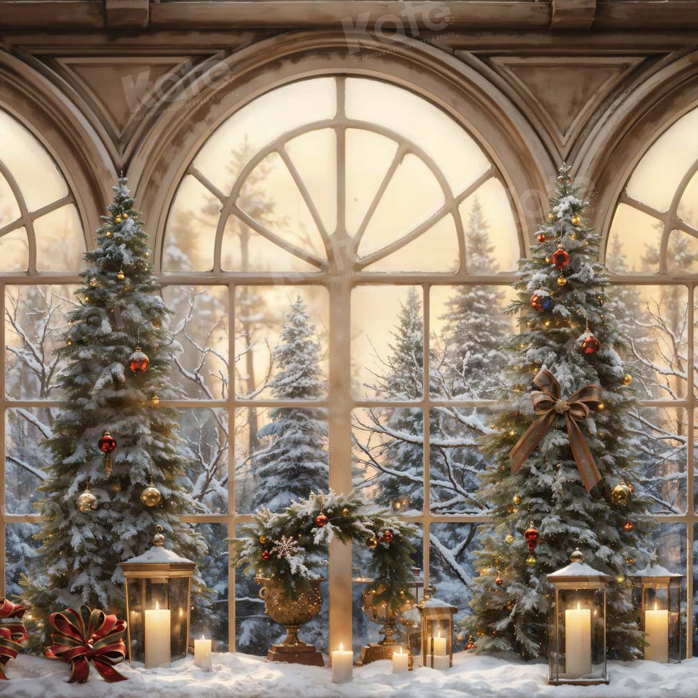 Kate Winter Christmas Window Backdrop Designed by Chain Photography -UK