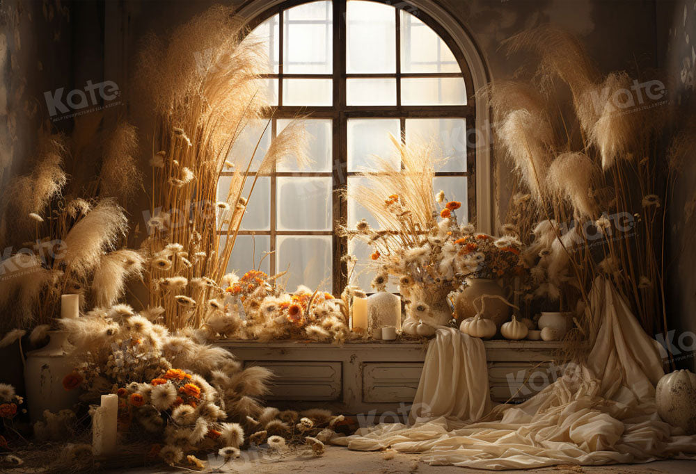Kate Autumn Boho Room Window Backdrop for Photography -UK