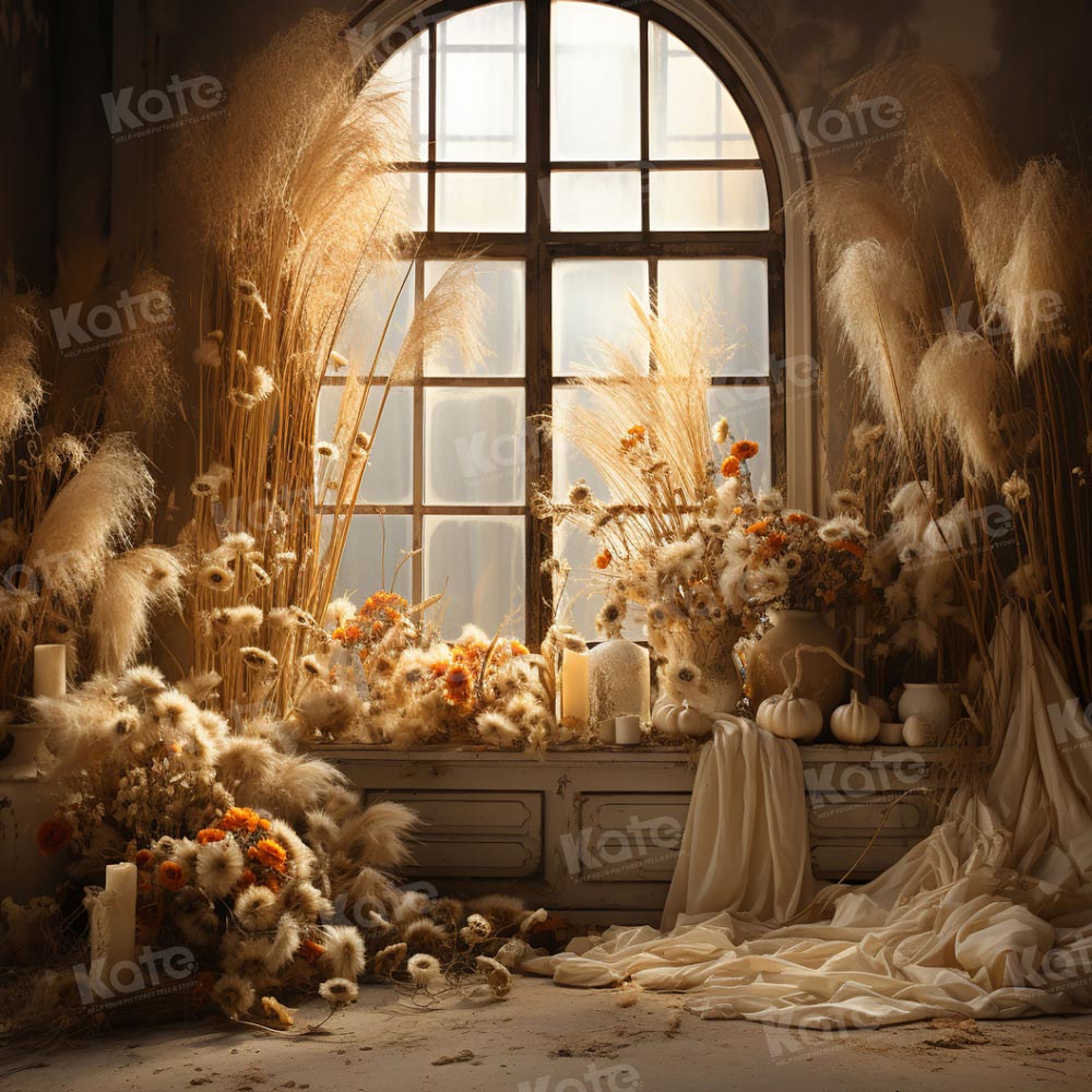 Kate Autumn Boho Room Window Backdrop for Photography -UK