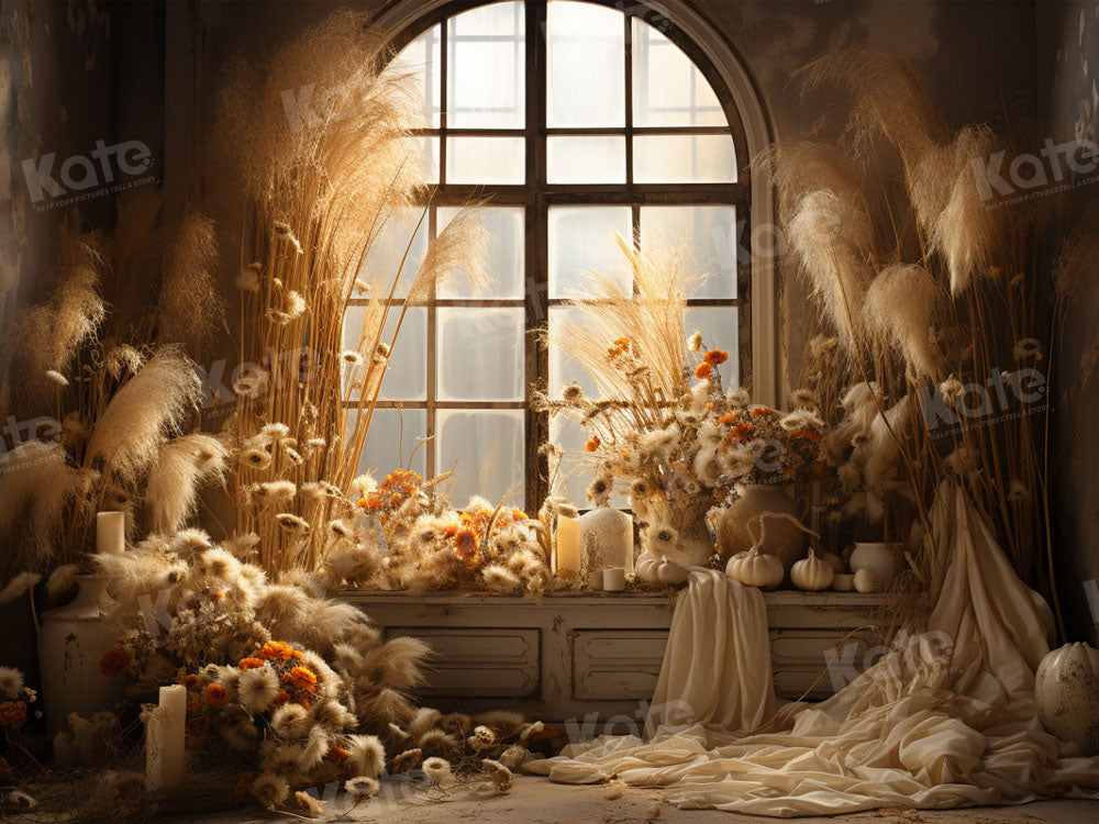 Kate Autumn Boho Room Window Backdrop for Photography -UK