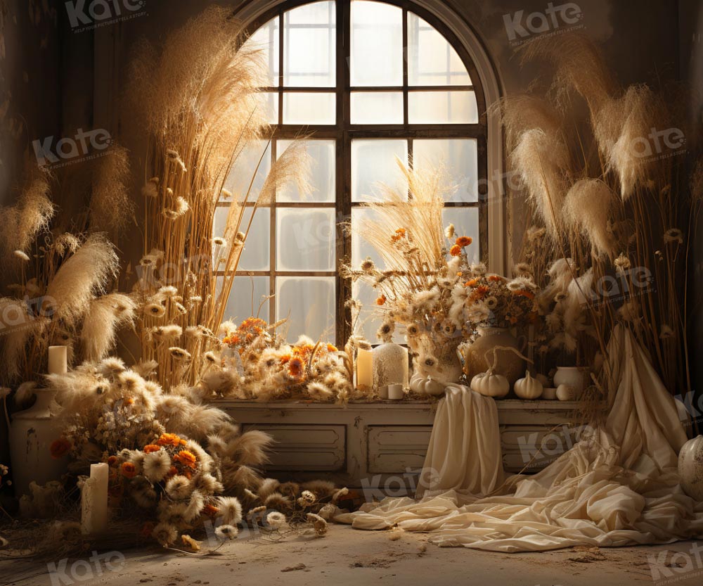 Kate Autumn Boho Room Window Backdrop for Photography -UK