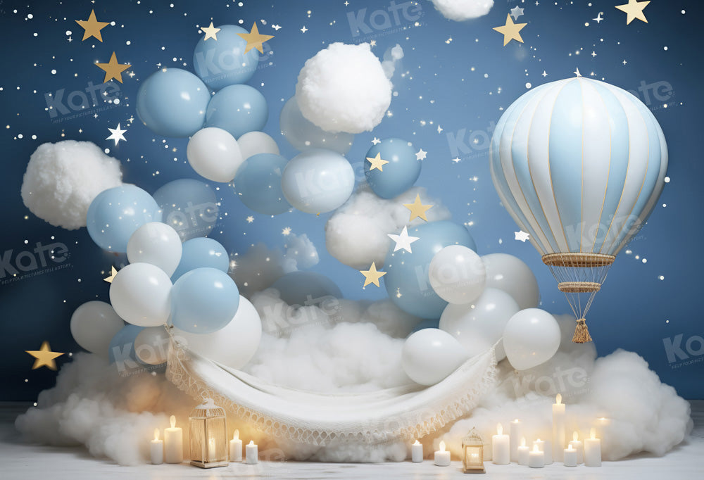Kate Children Sweet Dream Hot Air Balloon Backdrop Designed by Chain Photography -UK