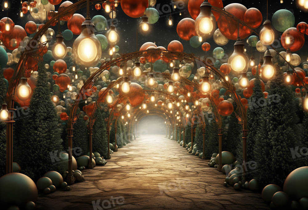 Kate Christmas Balloon Path Backdrop for Photography -UK