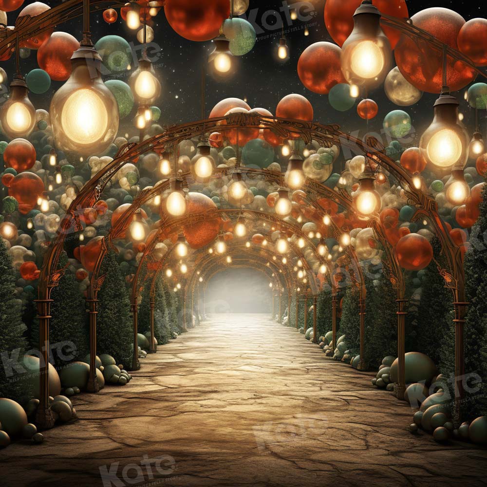 Kate Christmas Balloon Path Backdrop for Photography -UK