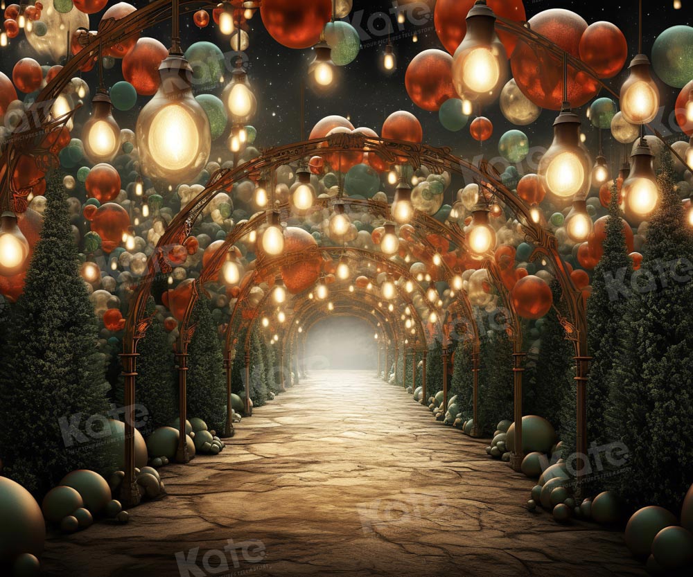 Kate Christmas Balloon Path Backdrop for Photography -UK