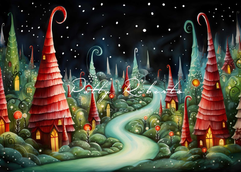 Kate Christmas Fantasy Path Backdrop Designed by Patty Robert -UK