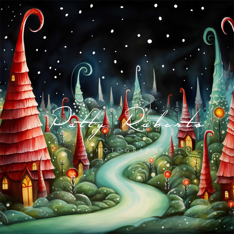 Kate Christmas Fantasy Path Backdrop Designed by Patty Robert -UK