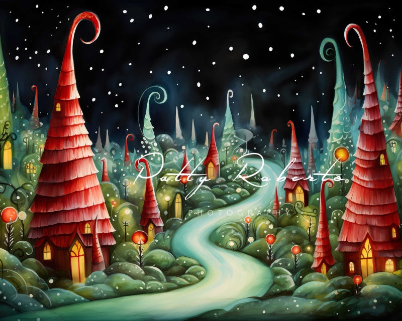 Kate Christmas Fantasy Path Backdrop Designed by Patty Robert -UK