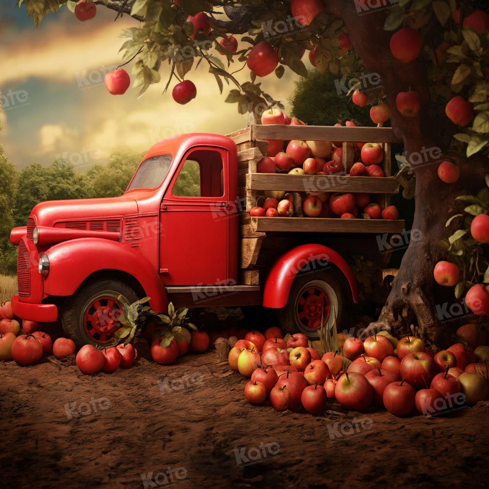 Kate Car Apple Harvest Backdrop for Photography -UK