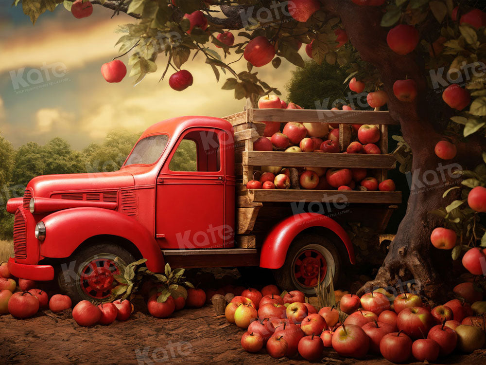 Kate Car Apple Harvest Backdrop for Photography -UK
