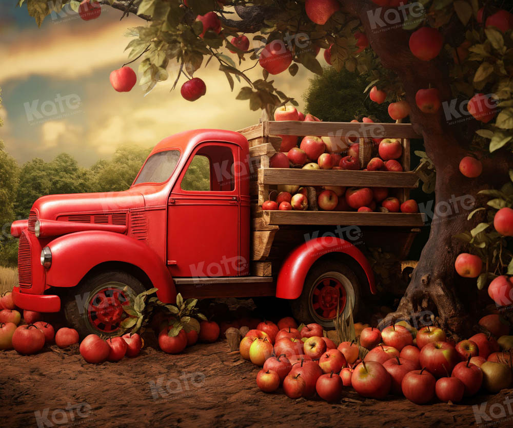 Kate Car Apple Harvest Backdrop for Photography -UK