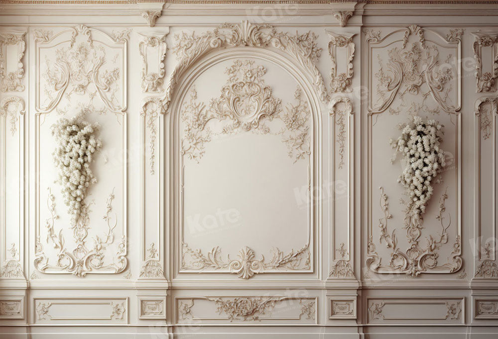 Kate White Wall Flower Backdrop for Photography -UK