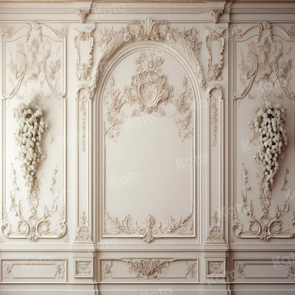 Kate White Wall Flower Backdrop for Photography -UK