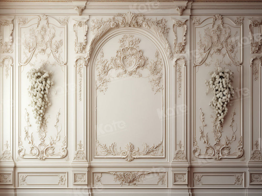 Kate White Wall Flower Backdrop for Photography -UK