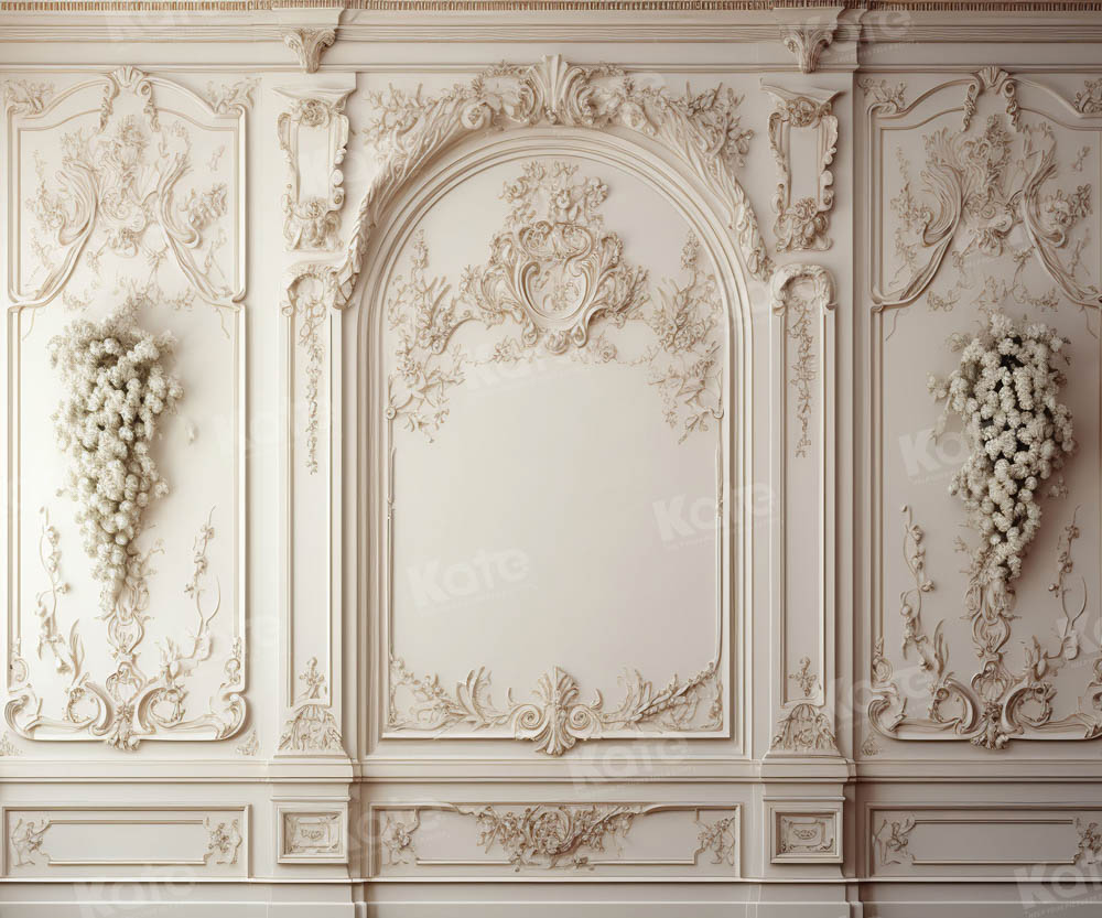 Kate White Wall Flower Backdrop for Photography -UK