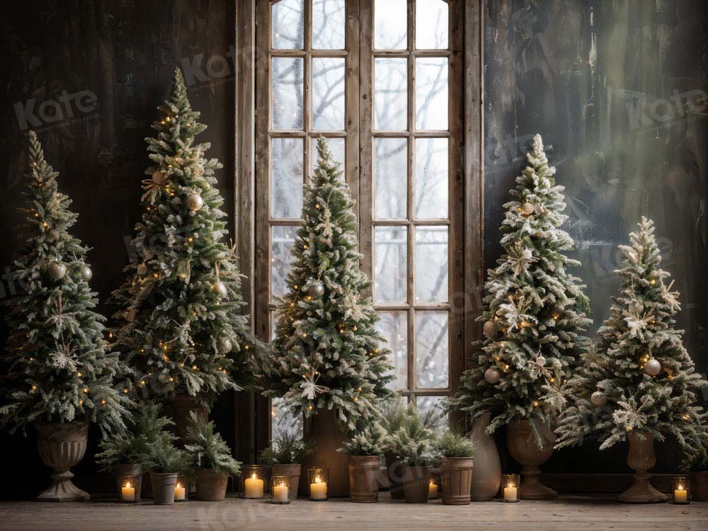 Kate Christmas Tree Window Backdrop Designed by Emetselch -UK