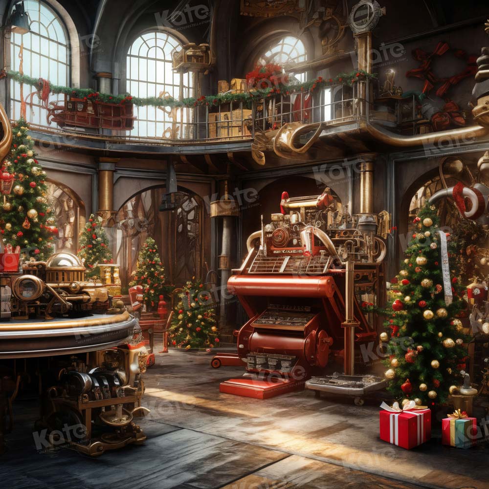 Kate Christmas Arch Window Room Backdrop for Photography -UK