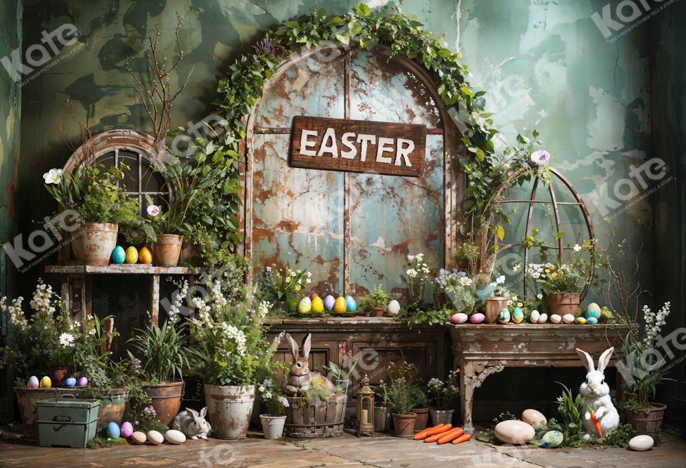 Kate Easter Green Plant Peter Rabbit Backdrop Designed by Emetselch -UK