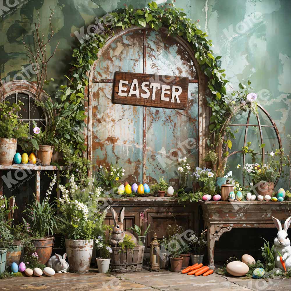 Kate Easter Green Plant Peter Rabbit Backdrop Designed by Emetselch -UK