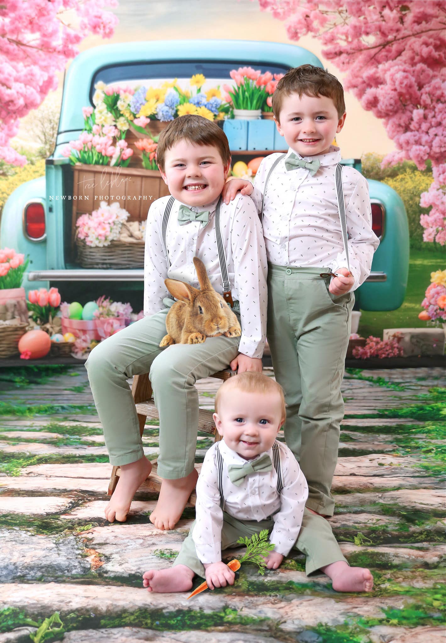 Kate Easter Flower Truck Backdrop Designed by Emetselch -UK