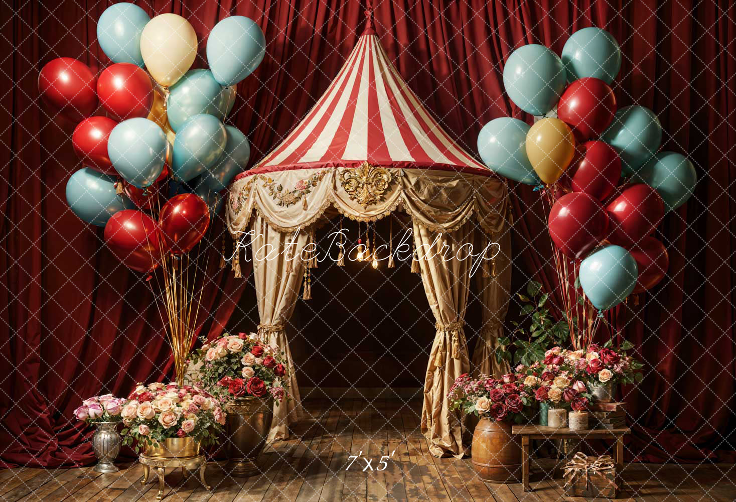 Kate Balloon Flowers Noble Stage Backdrop Designed by Chain Photography -UK