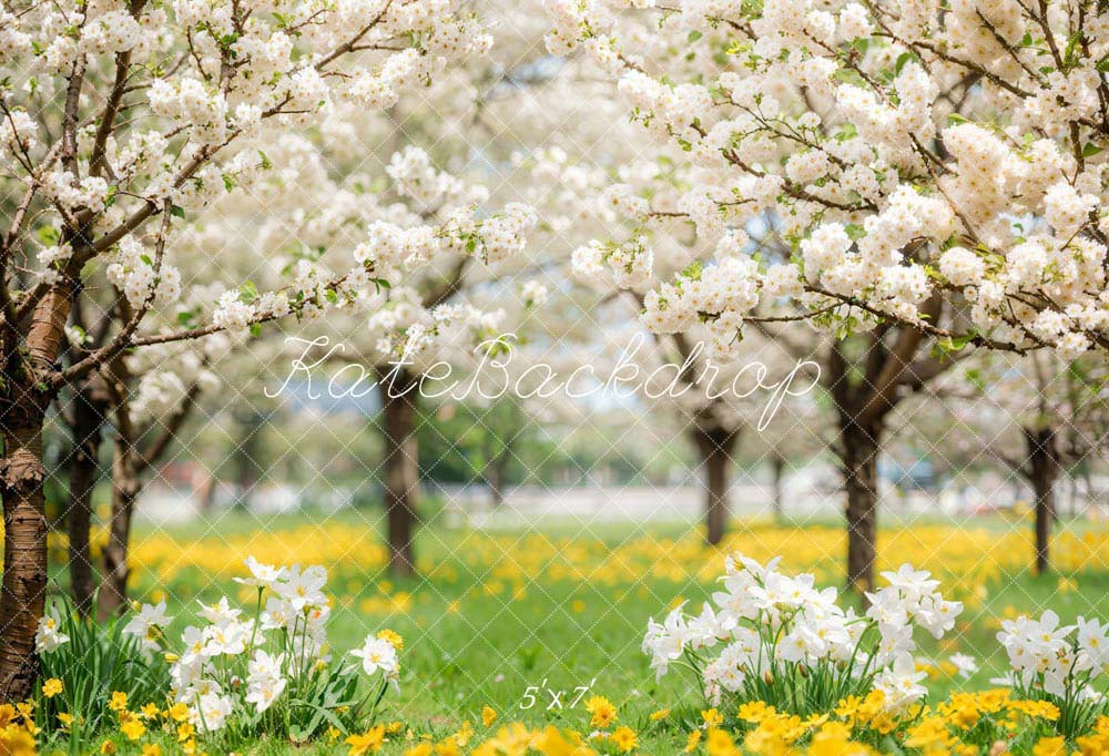 Kate Spring Flowers Meadow Backdrop Designed by Chain Photography