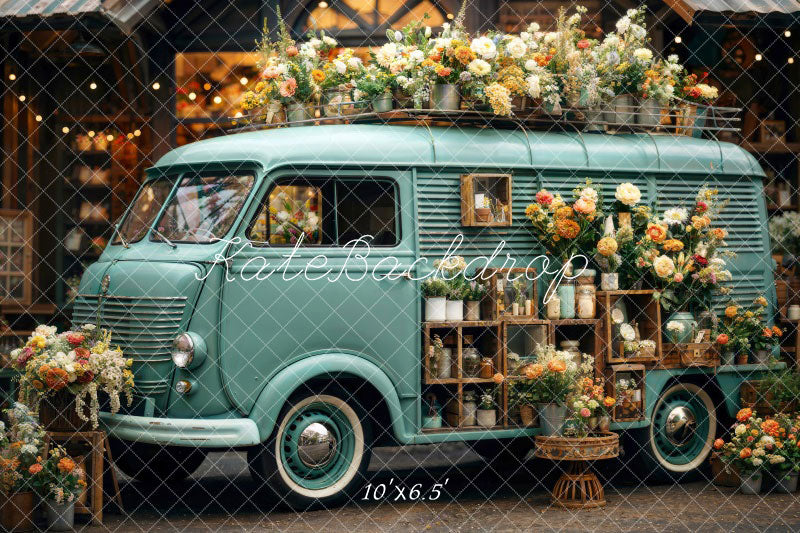 Kate Spring Flowers RV Backdrop Designed by Chain Photography -UK