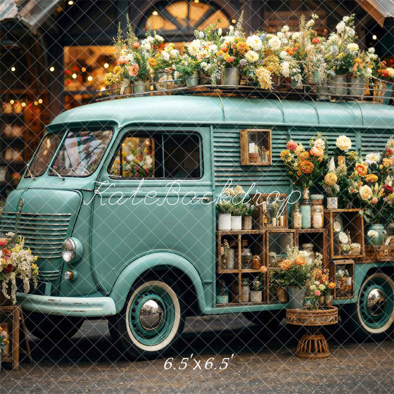 Kate Spring Flowers RV Backdrop Designed by Chain Photography -UK