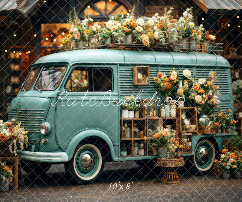 Kate Spring Flowers RV Backdrop Designed by Chain Photography -UK