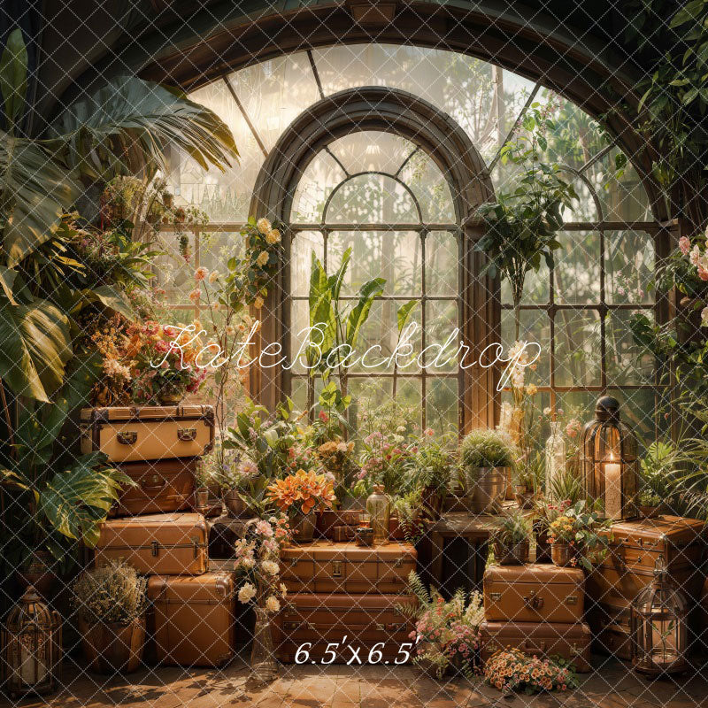 Kate Spring Window Plants Room Backdrop Designed by Chain Photography -UK