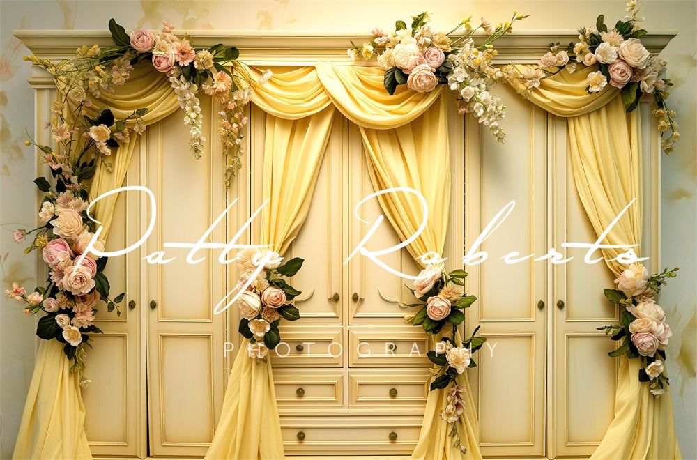 Kate Spring Wedding Flower Yellow Backdrop Designed by Patty Robert -UK