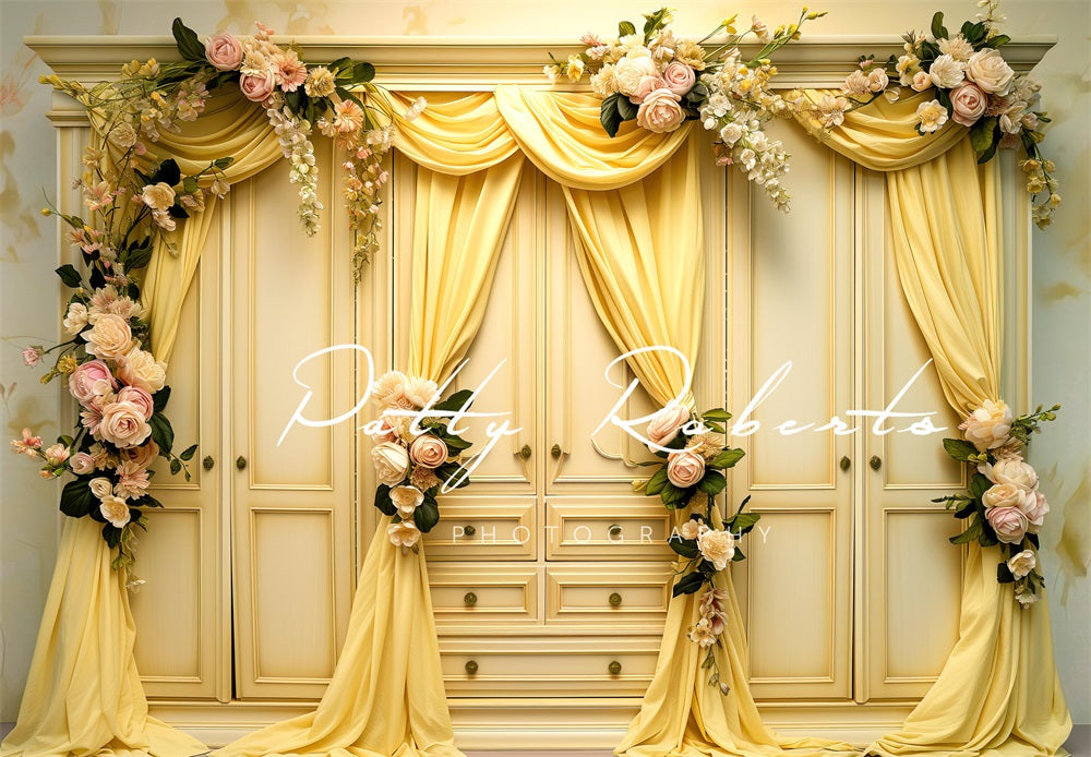 Kate Spring Wedding Flower Yellow Backdrop Designed by Patty Robert -UK
