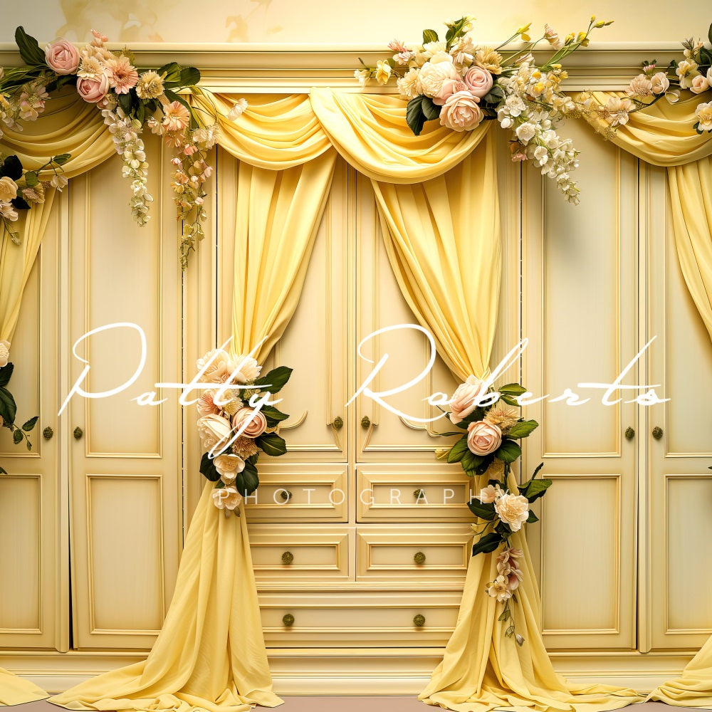 Kate Spring Wedding Flower Yellow Backdrop Designed by Patty Robert -UK