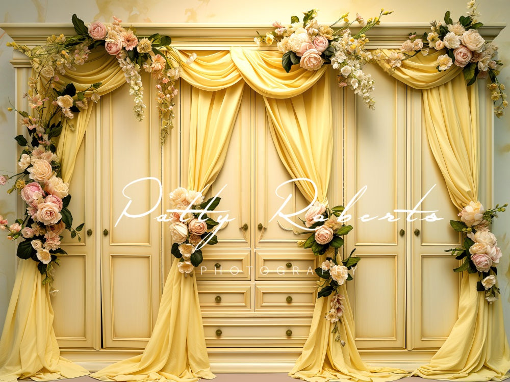 Kate Spring Wedding Flower Yellow Backdrop Designed by Patty Robert -UK