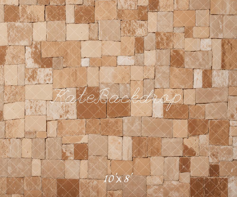 Kate Distressed Brick Floor Backdrop Designed by Kate Image -UK