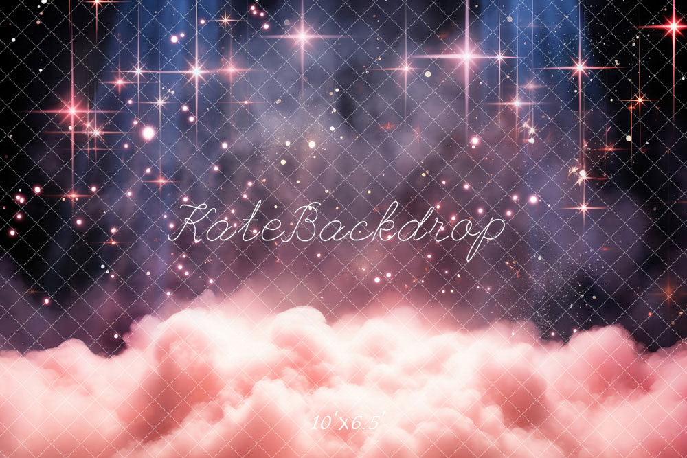 Kate Pink Clouds and Starry Sky Backdrop Designed by Chain Photography -UK