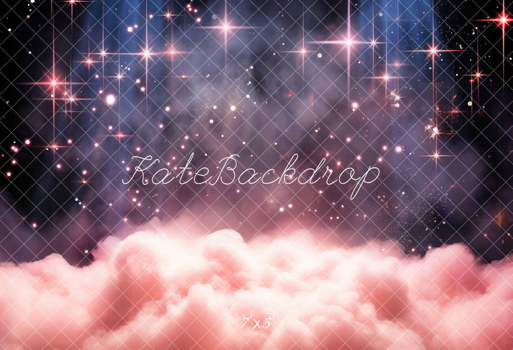 Kate Pink Clouds and Starry Sky Backdrop Designed by Chain Photography -UK