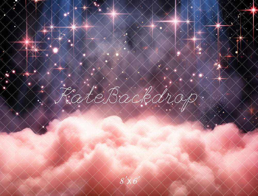 Kate Pink Clouds and Starry Sky Backdrop Designed by Chain Photography -UK