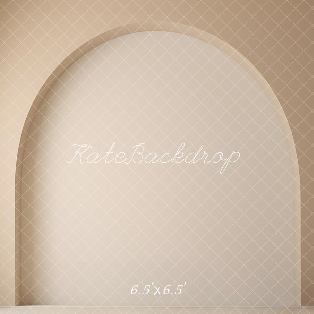 Kate Modern Style Beige Arch Wall Backdrop Designed by Emetselch -UK